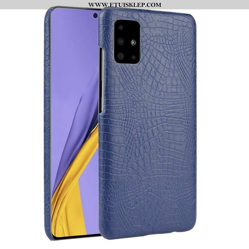 Etui do Samsung Galaxy A51 5G Efekt Skóry Krokodyla